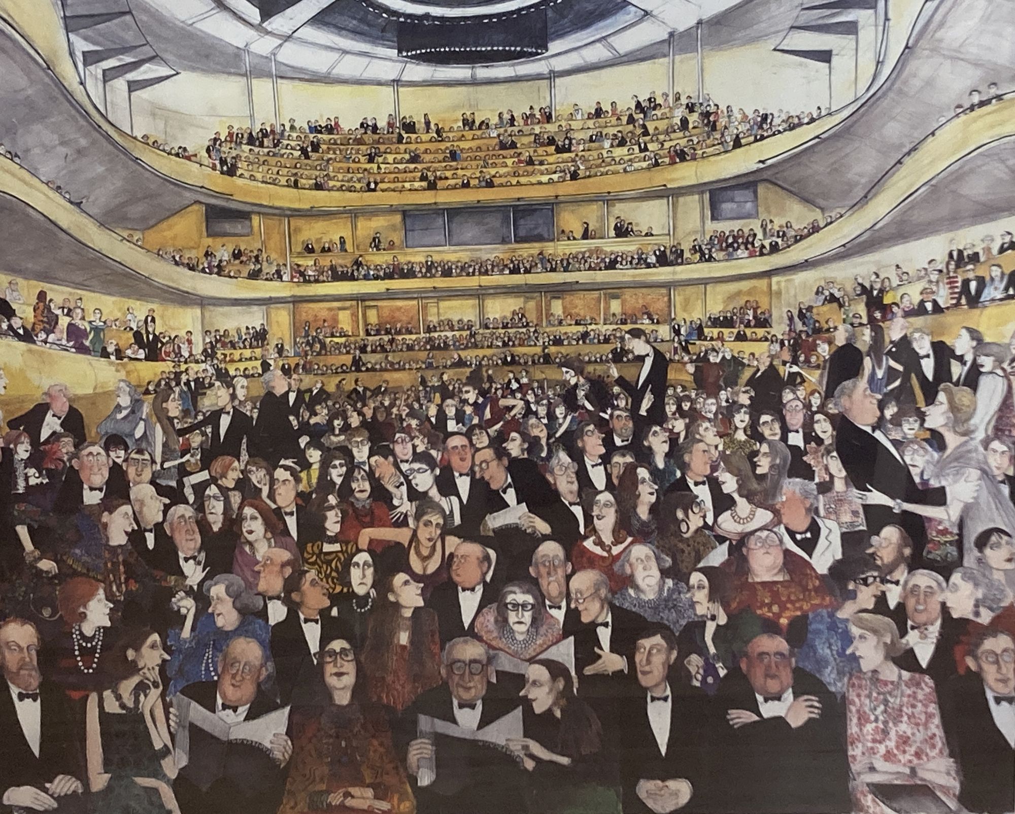 Sue Macartney-Snape, limited edition print, Glyndebourne II, signed in pencil, 579/1250, 53 x 68cm
